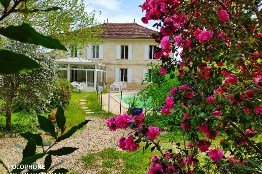 Вилла Tizac-De-Lapouyade, Piscine 35 Km De Bordeaux Экстерьер фото